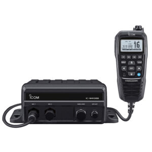 Icom IC-M410BB 11 Black Box VHF w/Black Command Mic & 2 Command Mic Ports