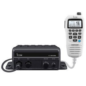 Icom IC-M410BB GW 11 Black Box VHF w/White Command Mic & 2 Command Mic Ports