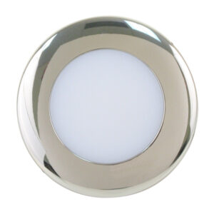 Scandvik A2.5 4 Color Downlight w/SS Trim – 8-30V