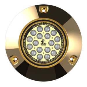 Metro Marine High-Output Submersible Underwater Light w/Intelligent Monochromatic LED's – Blue, 45&deg; Beam