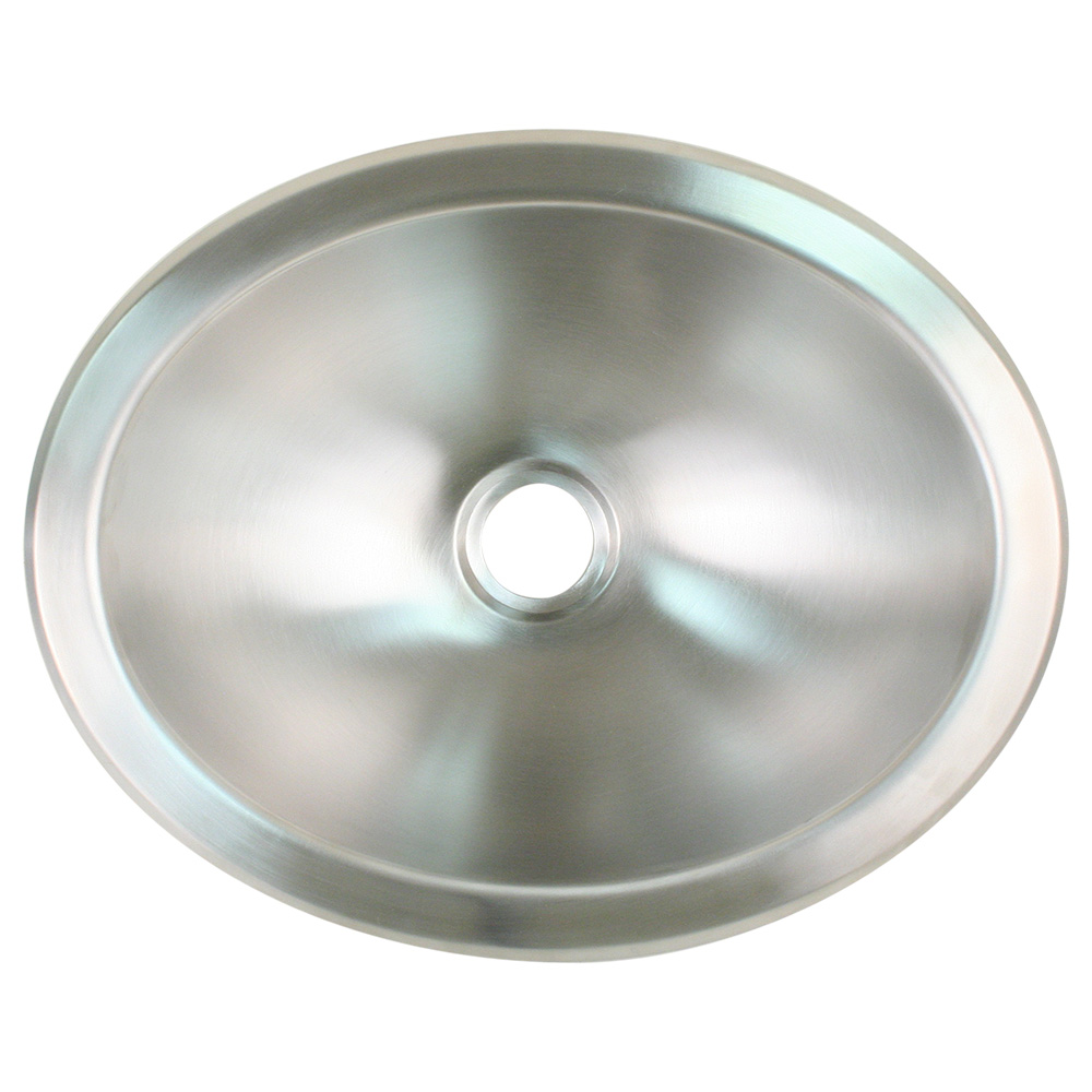 Scandvik Brushed SS Oval Sink – 13.25″ x 10.5″ Scandvik Brushed SS Oval Sink – 13.25″ x 10.5″