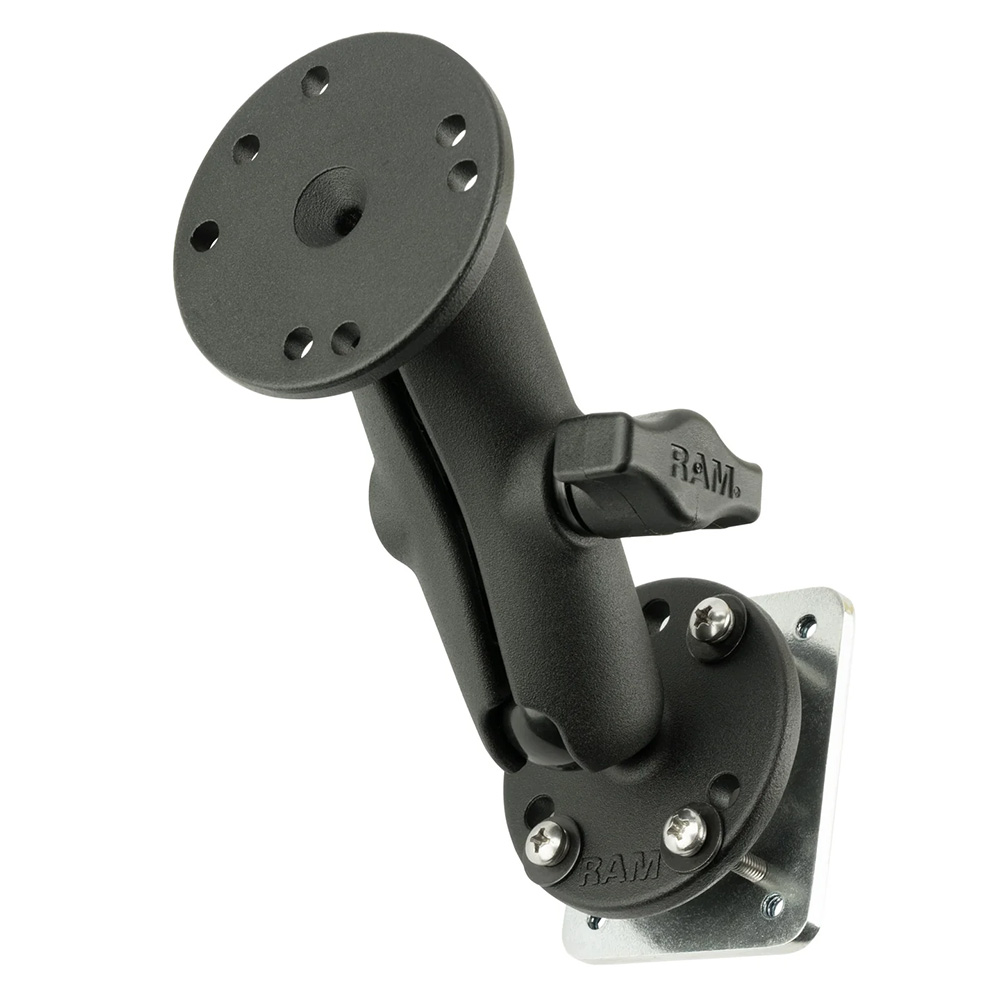 RAM Mount Double Ball Mount w/Backing Plate RAM Mount Double Ball Mount w/Backing Plate