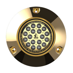Metro Marine High-Output Submersible Underwater Light w/Intelligent Monochromatic LED's – Green, 90&deg; Beam