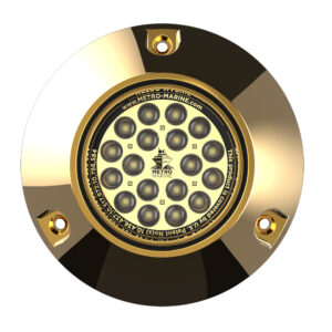 Metro Marine High-Output Submersible Underwater Light w/Intelligent Monochromatic LED's – White, 90&deg; Beam