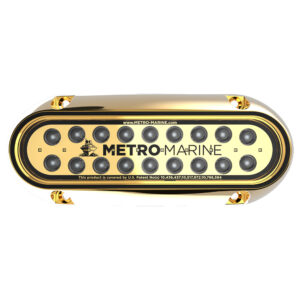 Metro Marine High-Output Elongated Underwater Light w/Intelligent Monochromatic LED's – Blue, 90&deg; Beam