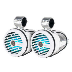 Roswell R1 8&rdquo; Tower Speakers – White – 100W RMS & 200W Peak Power