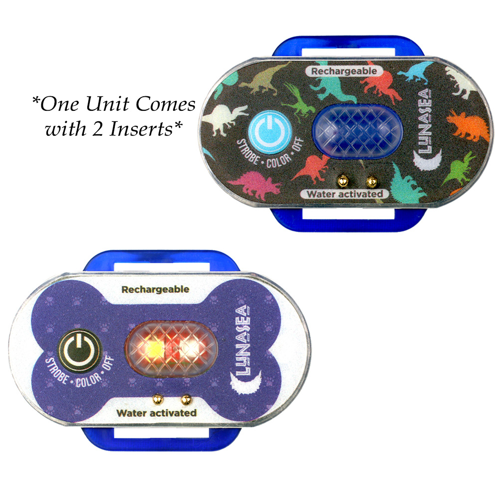 Lunasea Child/Pet Safety Water Activated Strobe Light – Blue Case, Blue Attention Light Lunasea Child/Pet Safety Water Activated Strobe Light – Blue Case, Blue Attention Light