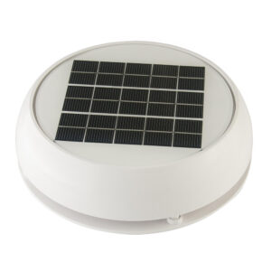 Marinco 3″ Day/Night Solar Vent – White