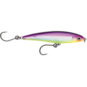Rapala X-Rap&reg; Twitchin&rsquo; Minnow 4″ Purple Chartreuse