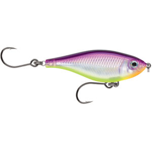 Rapala X-Rap&reg; Twitchin&rsquo; Mullet 3-1/8″ Purple Chartreuse