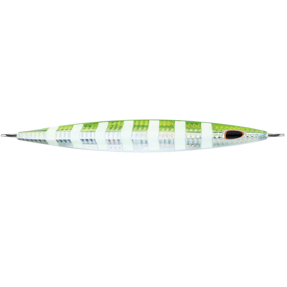 Williamson Kensaki 170 Jig – 6″ – 6oz – UV Green Sardine Zebra Williamson Kensaki 170 Jig – 6″ – 6oz – UV Green Sardine Zebra