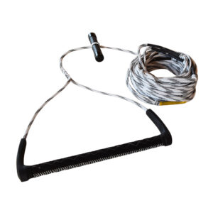 FATSAC 80' Wake Rope & T-Bar Handle Combo – Black & White