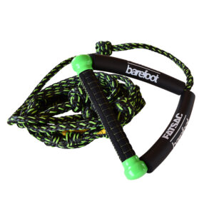 FATSAC 25' Wake Surf Rope & Handle Combo – Green & Black