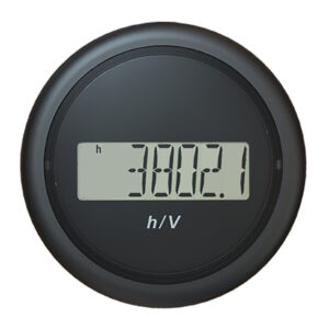 Veratron 52MM (2-1/16″) ViewLine Hour Counter-Voltmeter – Black