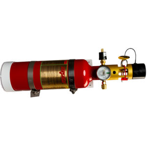 Fireboy-Xintex MU Series Horizontal Clean Agent Fire Extinguisher – 225 Cubic Feet