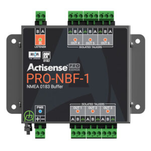 Actisense PRO NMEA Buffer – 1 OPTO Input, 6 ISO-Drive Outputs, Serial Port, Pluggable Screw Terminals