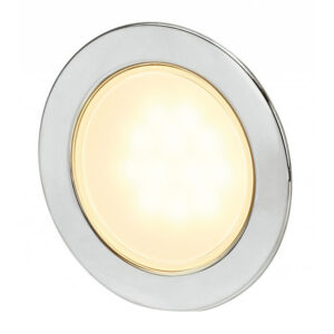 Hella Marine Round Warm White EuroLED 95 Gen 2 LED Down Light – Stainless Steel Rim