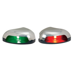 Perko Red/Green Horizontal Mount Side Light – Pair – Stainless Steel