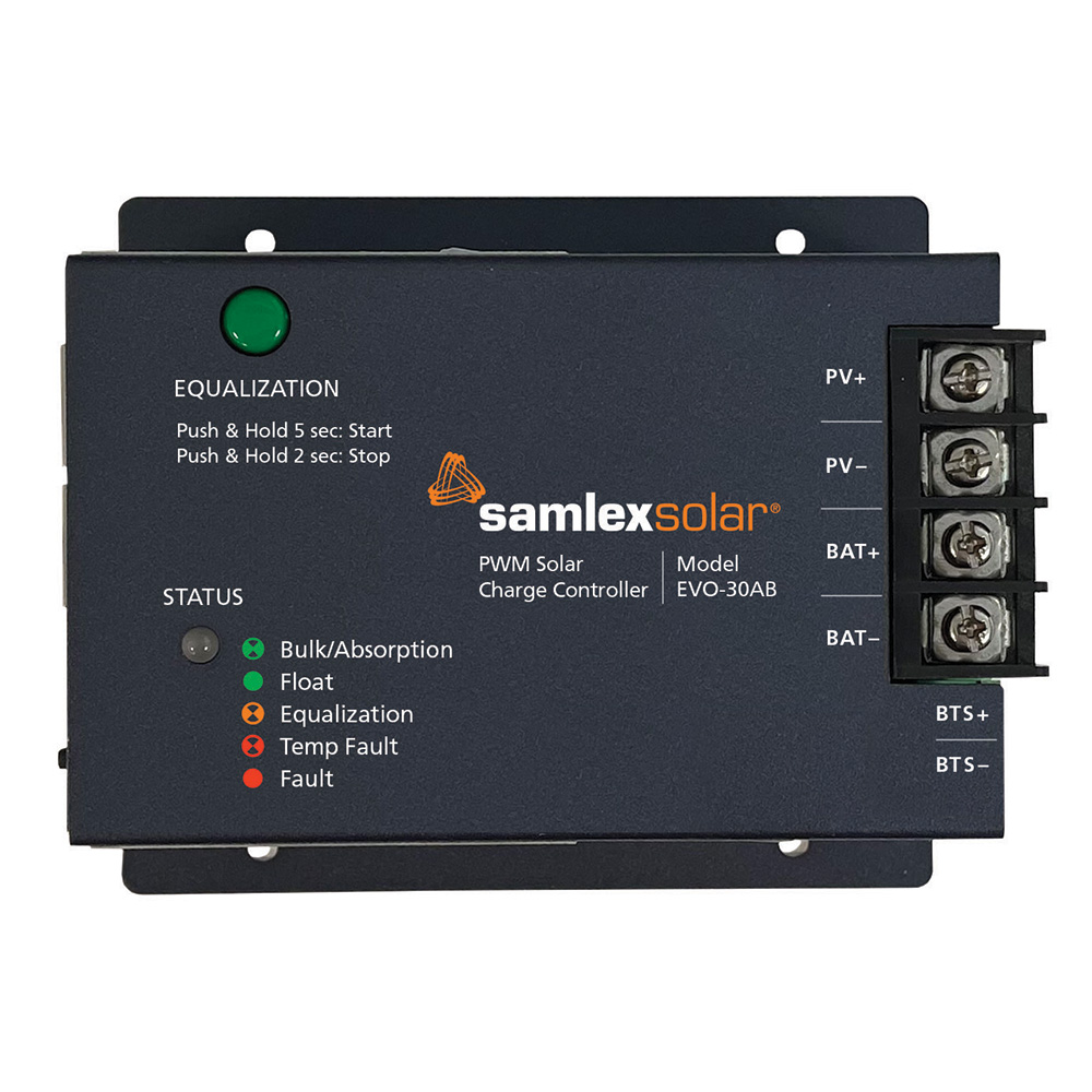 Samlex Solar Charge Controller – 12/24 PWM – 30 AMP Samlex Solar Charge Controller – 12/24 PWM – 30 AMP