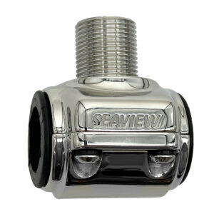 Seaview 316 Stainless Steel Antenna Rail Mount – 1″ – 1-1/4″ Rails
