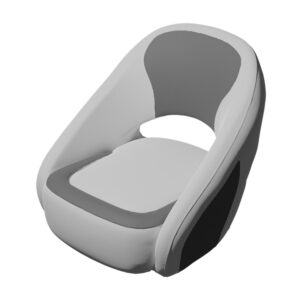 TACO Caladesi Smooth Bucket Seat – White/Grey