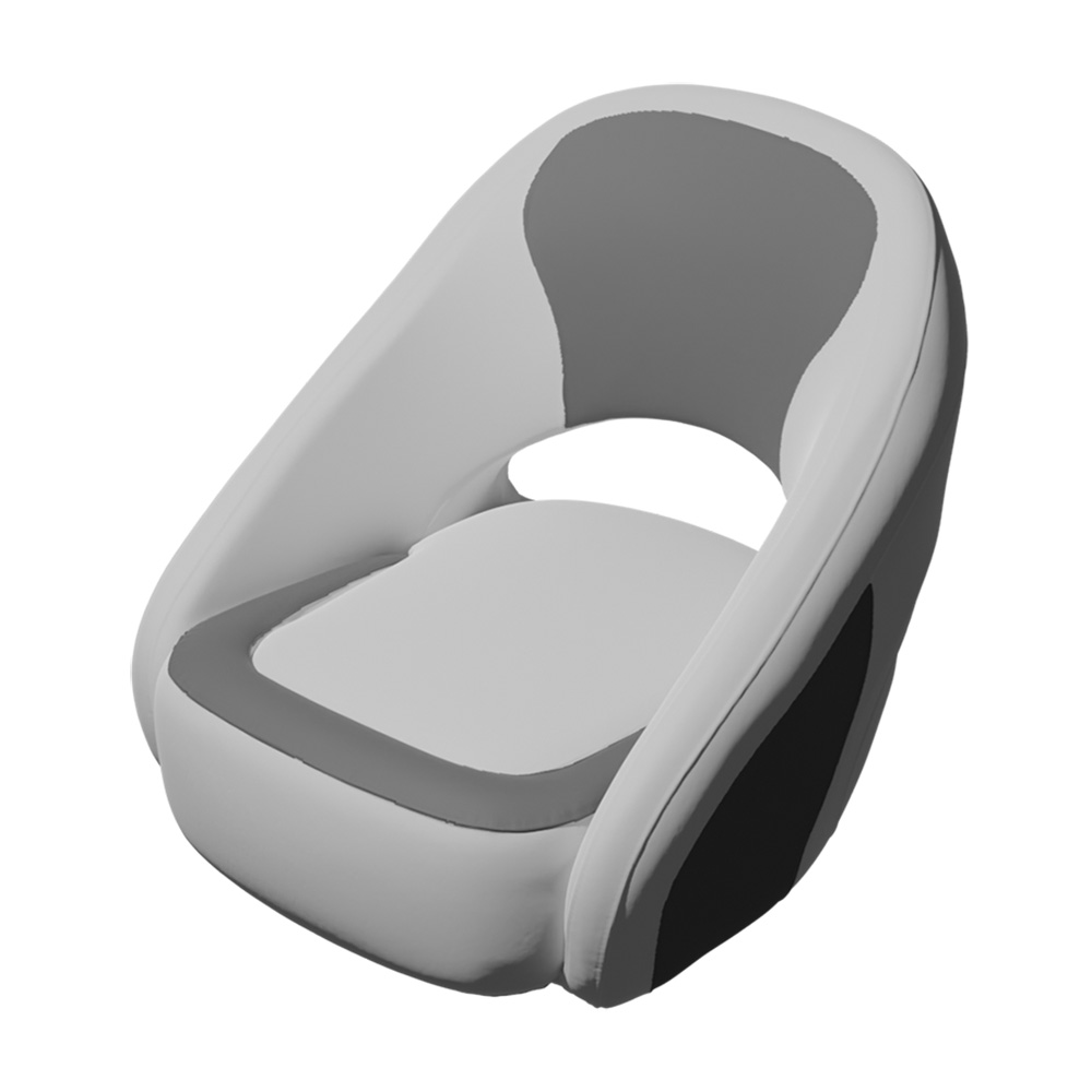 TACO Caladesi Smooth Bucket Seat – White/Grey TACO Caladesi Smooth Bucket Seat – White/Grey