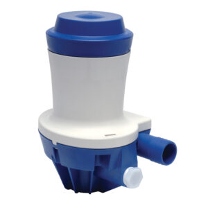 Shurflo by Pentair High Flow 1500 GPH Livewell Pump 24VDC, 4A, 1-1/8″, Dual Port, Submersible