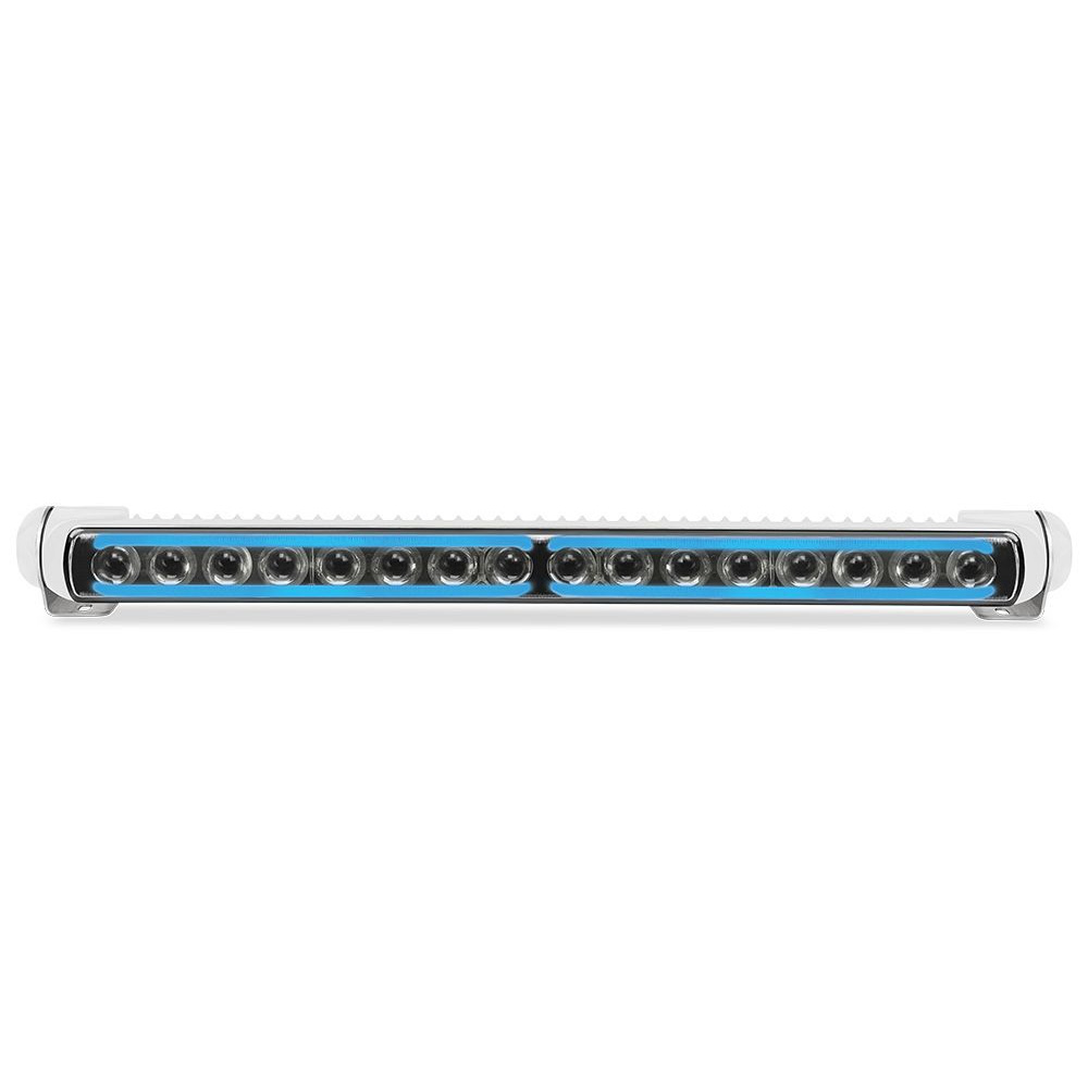 Hella Marine Sea Hawk-470 Pencil Beam Light Bar w/Blue Edge Light & White Housing Hella Marine Sea Hawk-470 Pencil Beam Light Bar w/Blue Edge Light & White Housing