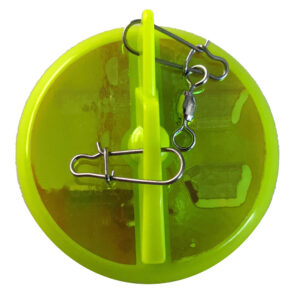 Luhr-Jensen 2-1/4″ Dipsy Diver – Chartreuse/Silver Bottom Moon Jelly