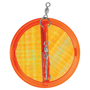 Luhr-Jensen 4-1/8″ Dipsy Diver – Fire/Silver Bottom Moon Jelly