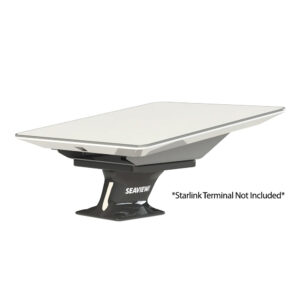 Seaview Starlink High Performance 5″ Pedestal Mount w/ADASTLKA Starlink Top Plate – Black