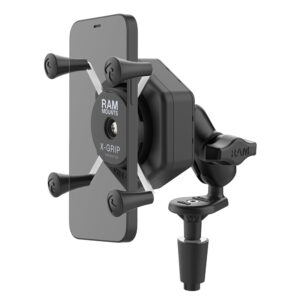 RAM Mount RAM&reg; X-Grip&reg; Phone Mount w/Vibe-Safe&trade; & Fork Stem Base – Short
