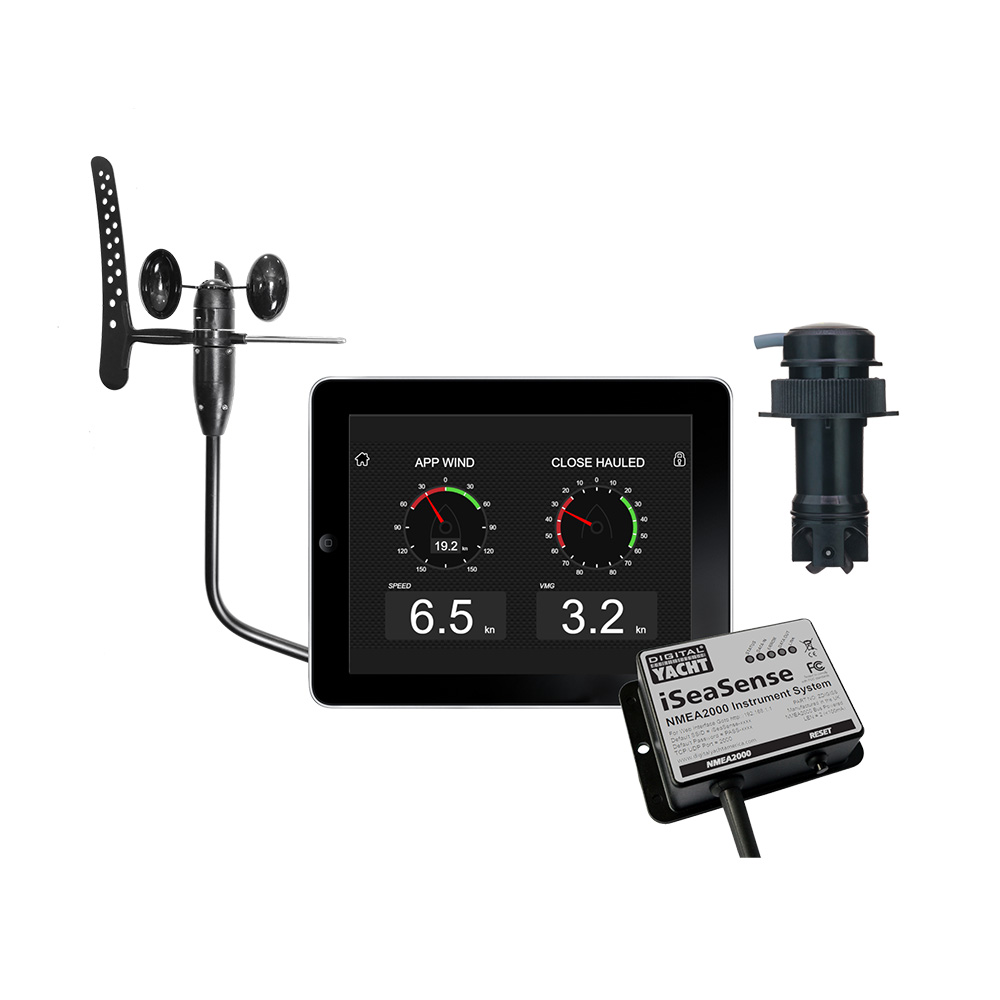 Digital Yacht iSeaSense Wireless Speed Depth Temp Pack Plus Wind Digital Yacht iSeaSense Wireless Speed Depth Temp Pack Plus Wind
