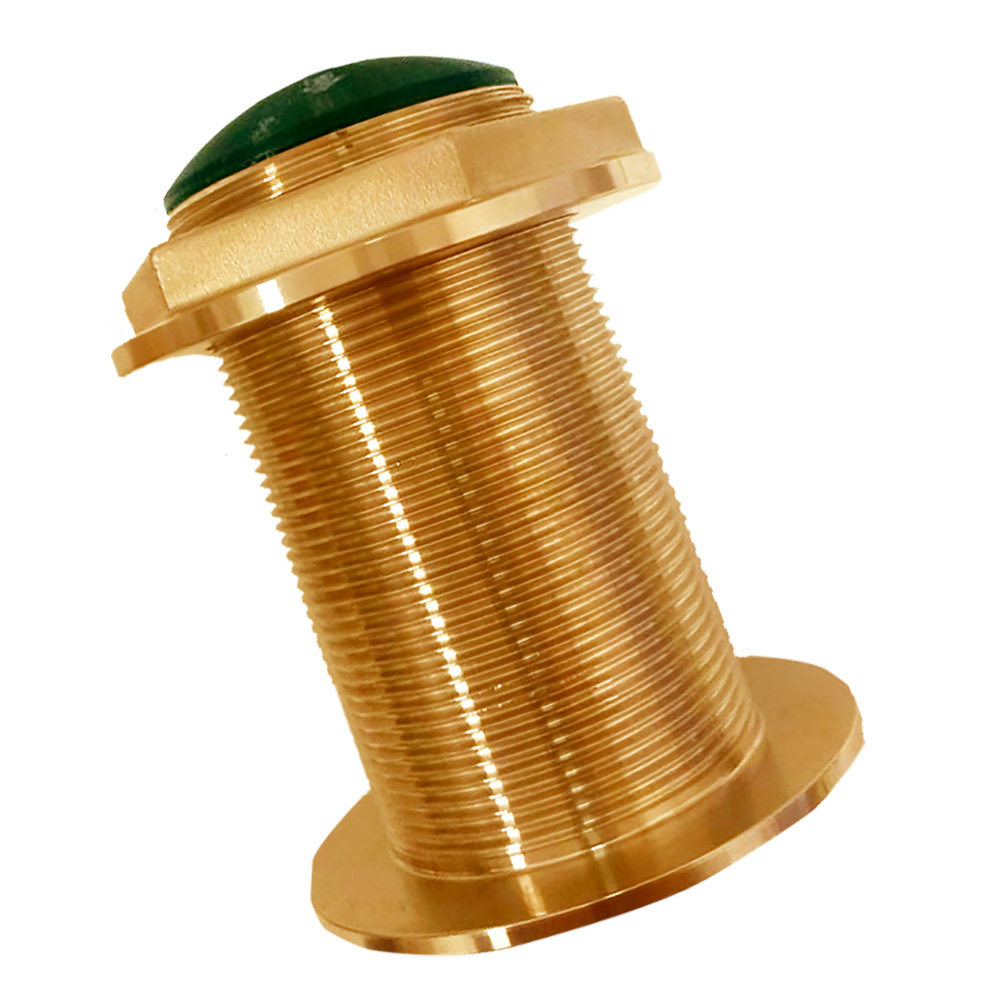 Echonautics Bronze Low-Profile Thru-Hull High-Frequency CHIRP Transducer – 600W, 12° Tilt, 130-210kHz Echonautics Bronze Low-Profile Thru-Hull High-Frequency CHIRP Transducer – 600W, 12° Tilt, 130-210kHz