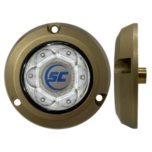 Shadow-Caster SC2 Series Bronze Surface Mount Underwater Light – Bimini Blue