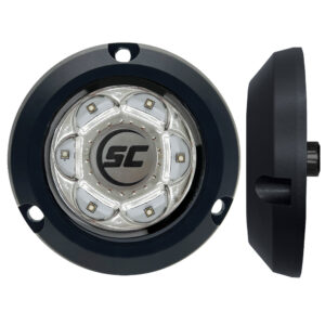 Shadow-Caster SC2 Series Polymer Composite Surface Mount Underwater Light – Great White