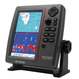 SI-TEX GPS Dual Frequency 600W Sonar System – 7&rdquo; Color LCD w/Internal & External GPS Antenna & C-MAP 4D Card