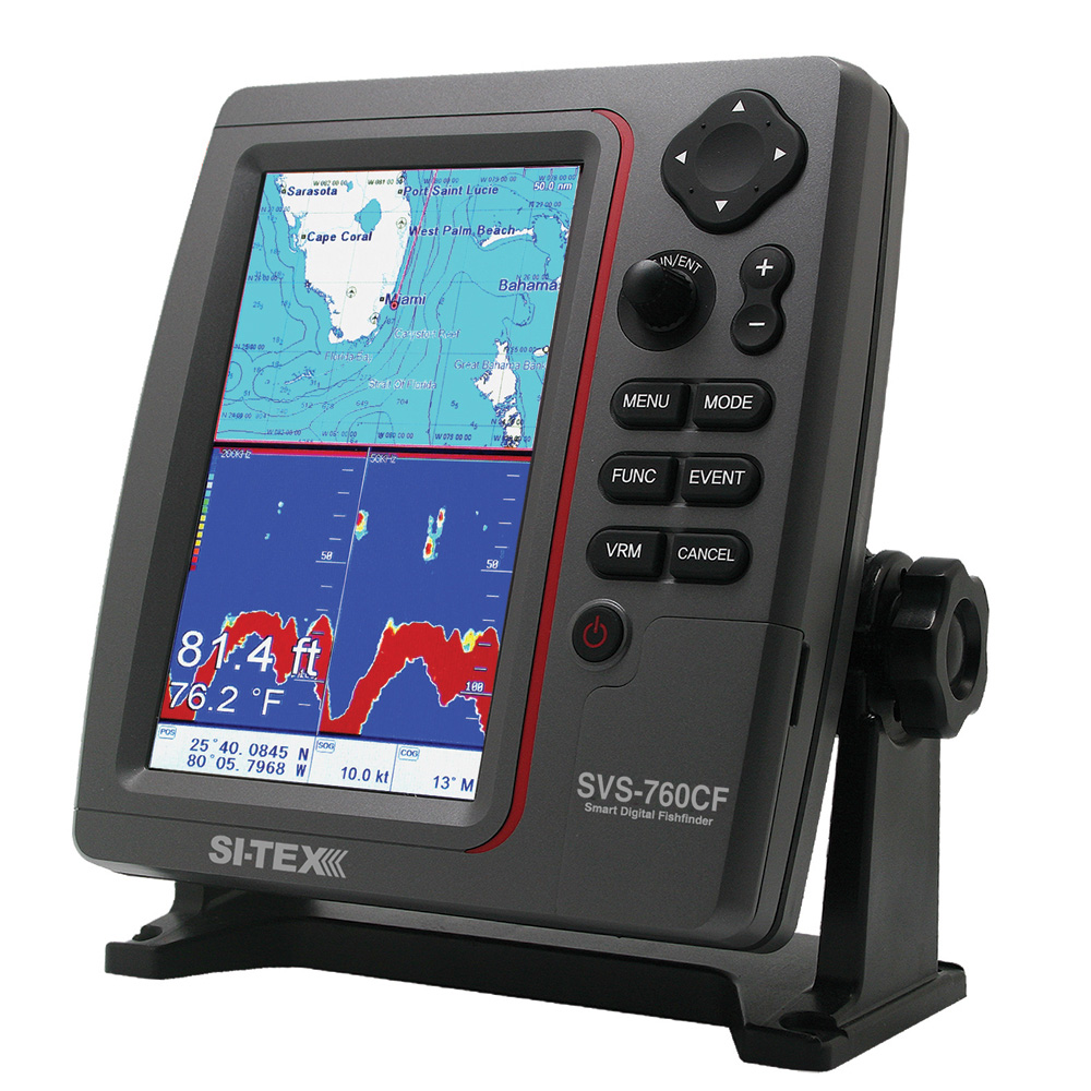 SI-TEX GPS Dual Frequency 600W Sonar System – 7” Color LCD w/Internal & External GPS Antenna & C-MAP 4D Card SI-TEX GPS Dual Frequency 600W Sonar System – 7” Color LCD w/Internal & External GPS Antenna & C-MAP 4D Card
