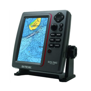 SI-TEX Standalone 7&rdquo; GPS Chart Plotter System w/Color LCD, External GPS Antenna & C-MAP 4D Card