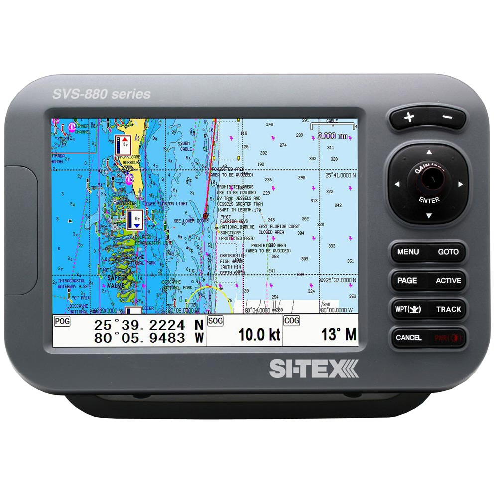 SI-TEX GPS Chart-Dual Frequency 600W Sonar System – 8” Color LCD w/Internal & External GPS Antenna & C-MAP 4D Card SI-TEX GPS Chart-Dual Frequency 600W Sonar System – 8” Color LCD w/Internal & External GPS Antenna & C-MAP 4D Card