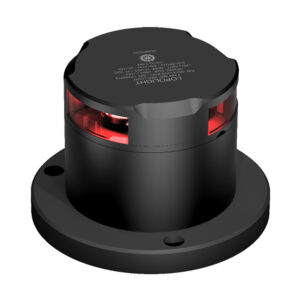 Lopolight 360-Degree Pro Red Nav Light – 2NM – Black Housing