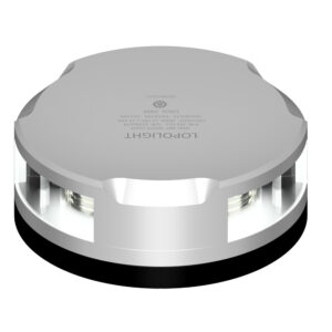Lopolight 360-Degree Anchor Light w/Strobe – 2NM – Silver Housing w/FB Base
