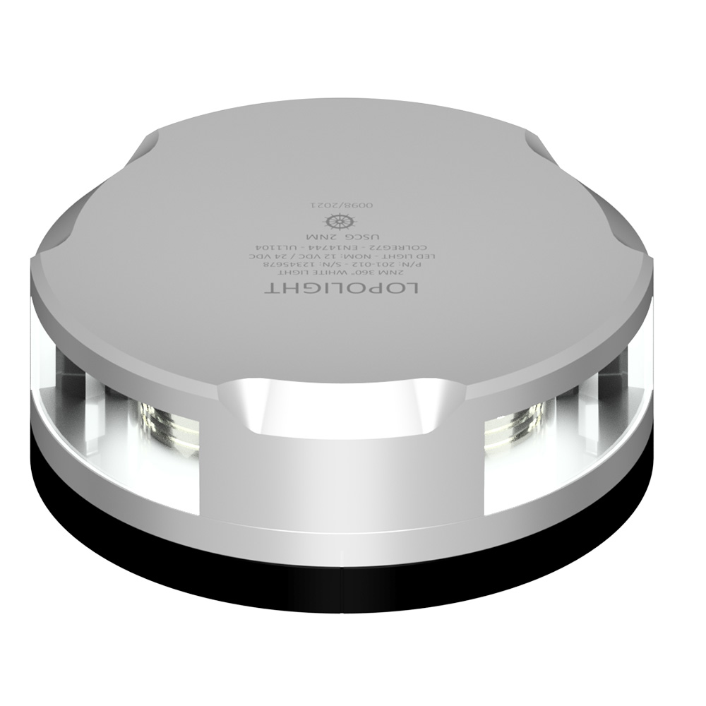 Lopolight 360-Degree Anchor Light w/Strobe – 2NM – Silver Housing w/FB Base Lopolight 360-Degree Anchor Light w/Strobe – 2NM – Silver Housing w/FB Base