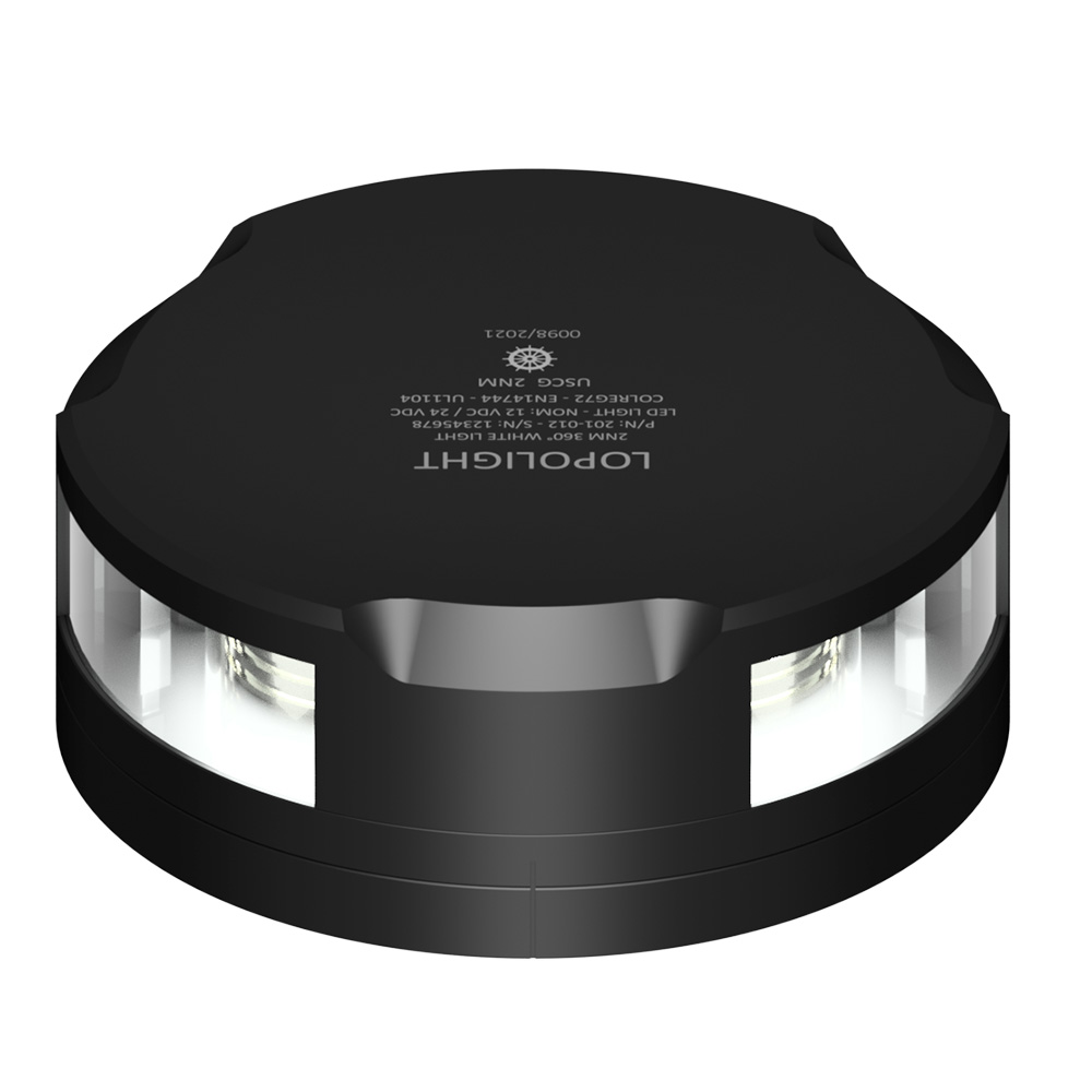 Lopolight 360-Degree Anchor Light w/Strobe – 2NM – Black Housing w/FB Base Lopolight 360-Degree Anchor Light w/Strobe – 2NM – Black Housing w/FB Base