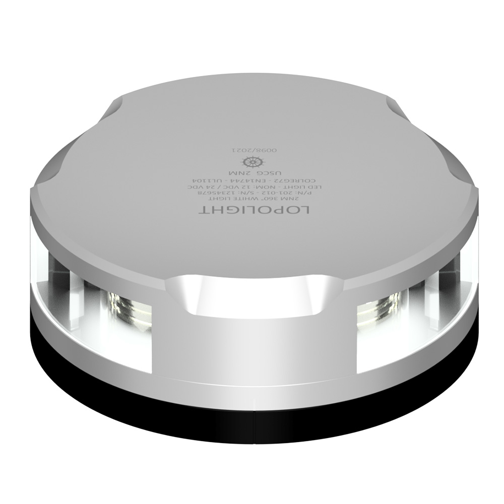 Lopolight Masthead/360-Degree Light – 3NM – Silver Housing w/FB Base Lopolight Masthead/360-Degree Light – 3NM – Silver Housing w/FB Base