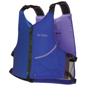 Onyx Universal Paddle PFD Life Jacket – Adult – Blue/Purple