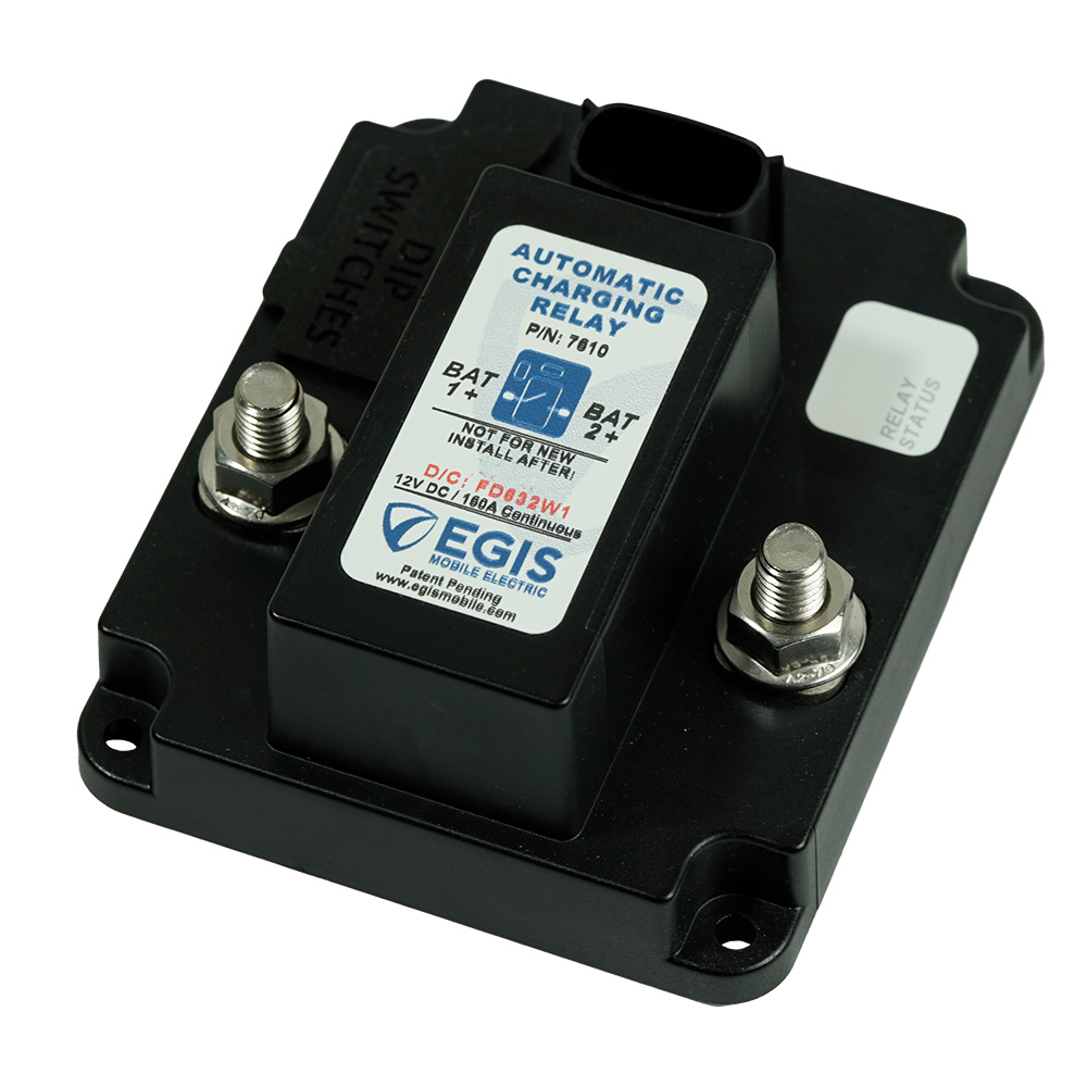 Egis Automatic Charging Relay Plus – 160A – 24V Egis Automatic Charging Relay Plus – 160A – 24V