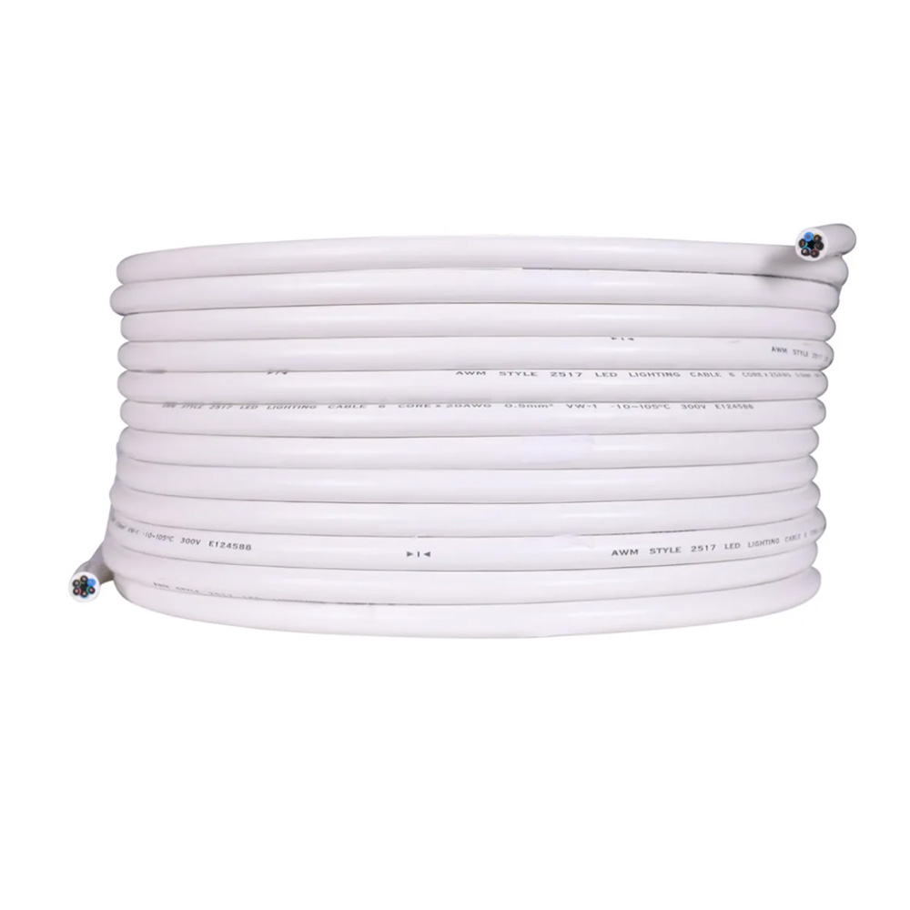 Fusion Marine LED Cable (6 Core x 20 AWG, 0.5 sq mm) Fusion Marine LED Cable (6 Core x 20 AWG, 0.5 sq mm)