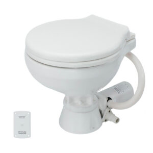 Johnson Pump Standard Electric Toilet – Comfort Macerator Style – 24V