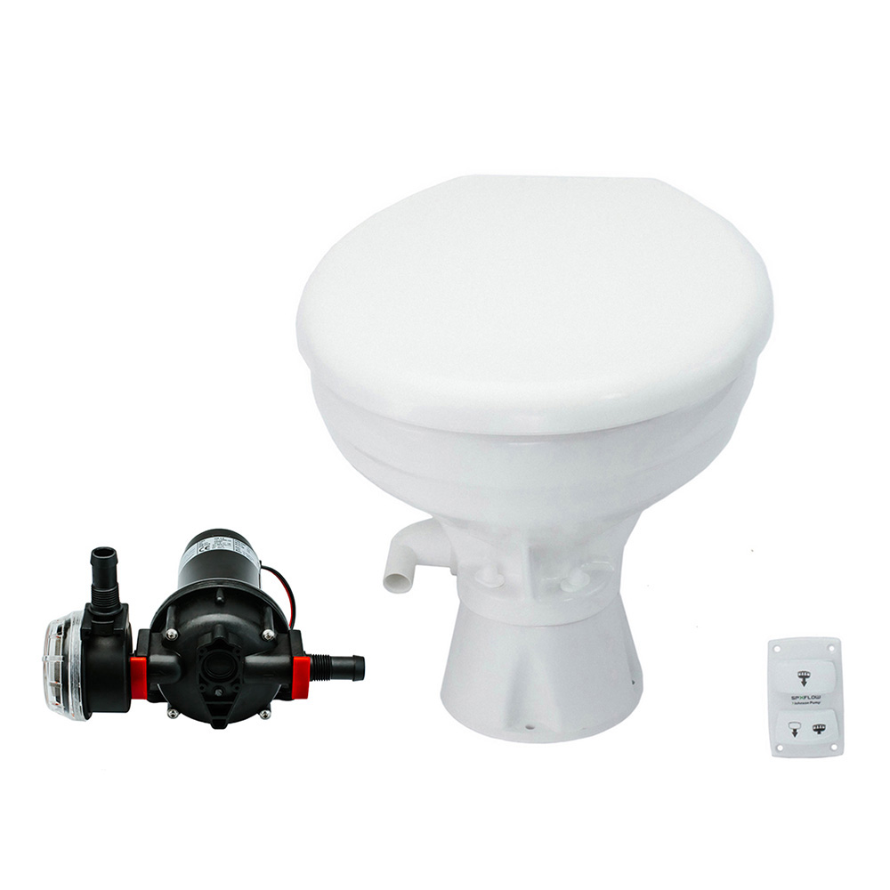Johnson Pump AquaT Toilet Silent Electric – Comfort – 24V w/Pump Johnson Pump AquaT Toilet Silent Electric – Comfort – 24V w/Pump